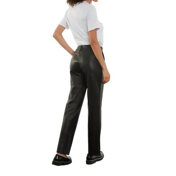 NEW COMMANDO faux leather trouser in black - Picture 2 of 3